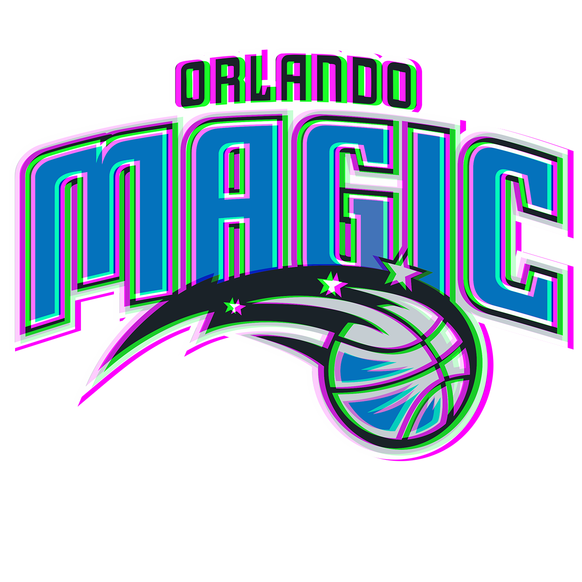 Phantom Orlando Magic logo iron on paper